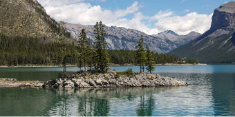 Le lac Minnewanka