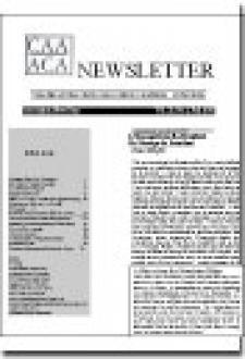 CAA Newsletter Volume 23 Issue 2 CAA Newsletter Volume 23 Issue 2