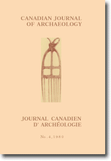 Canadian Journal of Archaeology Volume 4 Canadian Journal of Archaeology Volume 4