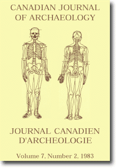 Canadian Journal of Archaeology Volume 7, Issue 2 Canadian Journal of Archaeology Volume 7, Issue 2