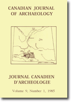 Canadian Journal of Archaeology Volume 9, Issue 1 Canadian Journal of Archaeology Volume 9, Issue 1