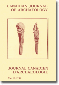 Canadian Journal of Archaeology Volume 10 Canadian Journal of Archaeology Volume 10