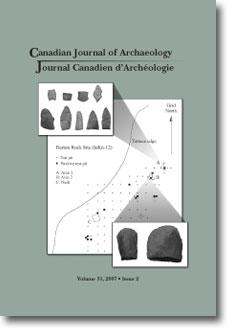 Journal canadien d'archéologie volume 31, numéro 2 Journal canadien d'archéologie volume 31, numéro 2
