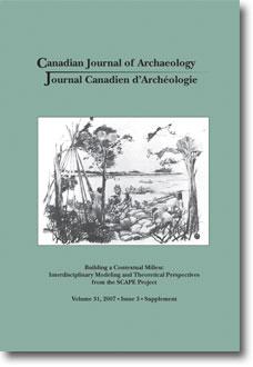 Journal canadien d'archéologie volume 31, numéro 3 Journal canadien d'archéologie volume 31, numéro 3