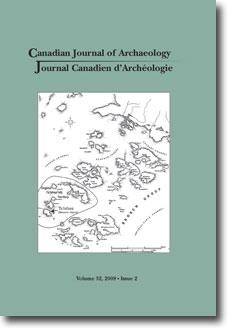 Journal canadien d'archéologie volume 32, numéro 2 Journal canadien d'archéologie volume 32, numéro 2