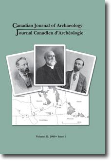 Journal canadien d'archéologie volume 33, numéro 1 Journal canadien d'archéologie volume 33, numéro 1