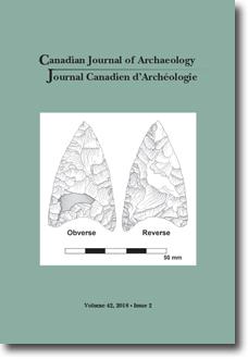 Canadian Journal of Archaeology Volume 42, Issue 2 / Journal canadien d'archéologie volume 42, numéro 2 Canadian Journal of Archaeology Volume 42, Issue 2 / Journal canadien d'archéologie volume 42, numéro 2
