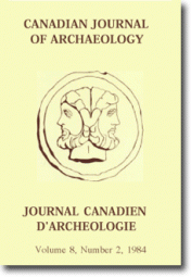 Canadian Journal of Archaeology Volume 8, Issue 2