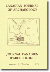 Canadian Journal of Archaeology Volume 9, Issue 1