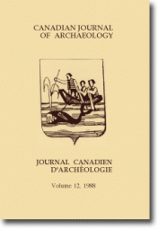 Canadian Journal of Archaeology Volume 12