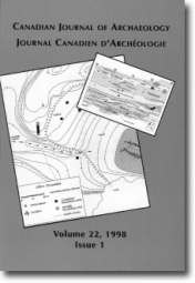 Journal canadien d'archéologie volume 22, numéreo 1