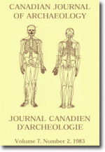Canadian Journal of Archaeology Volume 7, Issue 2