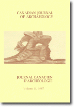 Canadian Journal of Archaeology Volume 11
