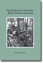 Canadian Journal of Archaeology Volume 39, Issue 1