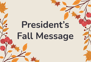 President's Fall Message