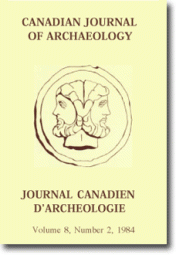 Canadian Journal of Archaeology Volume 8, Issue 2