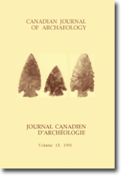 Canadian Journal of Archaeology Volume 15