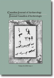 Journal canadien d'archéologie volume 26, numéro 1